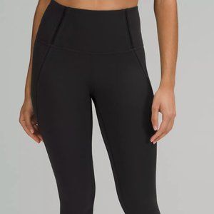 lululemon nwt Nulu Mesh Panels High-Rise Tight 25" color black